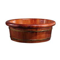 Foot Spa Wooden Tub,Foot-Soaking Barrel，Foot Soak Barrel，Thicken Wooden Tub，Wooden Foot Bath Barrel，Solid Wood Foot Washing Barrel，Foot Tub