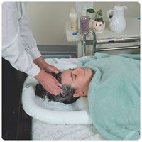 Inflatable Crescent Shaped Shampoo Basin Basin - Model 564242