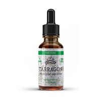 Tarragon Tincture, Organic Tarragon Extract (Artemisia Dracunculus) Dried Leaf Herbal Supplement, Non-GMO in Cold-Pressed Organic Vegetable Glycerin, 700 mg, 4 oz (120 ml)