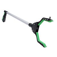 Rirether Grabber Tool for Litter Pickup, 32" Reacher Grabber with Magnetic Tip and Hook, Rotating Gripper, Grabber Reacher, Durable Aluminum Alloy, Lightweight Reacher (Green)