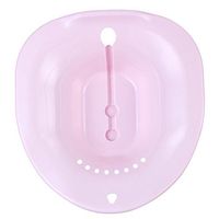 ROSENICE Portable Sitz Bath Bath Nursing Basin Kit with Sprayer for Men and Women (Pink)
