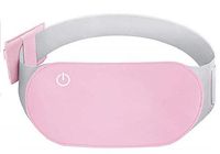 Electric Heating Warm Palace Belt,Heated Waist Belt Wrap with 3 Heating Setting for Lumbar Spine Arthritis, Strains, Sprains, Lower Back Pain Relief, Belly Warmer Band for Abdominal Menstrual C (pink)