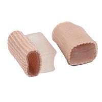 Artibetter Toe separators Toe spacers with Soft Gel Lining for Hallux Bunion (Khaki)
