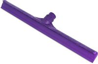 Carlisle 3656768 Sparta Polypropylene Solid One-Piece Rubber Floor Squeegee, 20" Width, Purple (Case of 6)