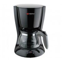 Alpina Black Coffee Maker 4-6 cup Capacity with Permanent with Handle and Keep Warm feature 220V Not for Use in USA.