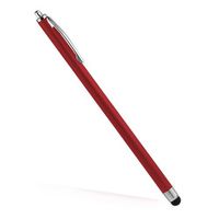Kindle Fire Stylus Pen, BoxWave [Slimline Capacitive Stylus] Slim Barrel, Rubber Tip Stylus Pen for Amazon Kindle Fire - Crimson Red