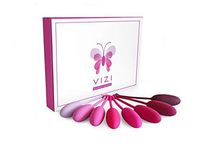 Vizi Exercise Kegel Weights - Kegel Balls Recommended for Pelvic Floor Strengthening & Bladder Control - Set of 8 Progressive Weights for Women: Beginners to Advanced