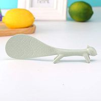 Fiesta Nordic Rice Nordic Flour Home Can Stand Wheat Straw Spoon Home & Garden Cute: Nordic green