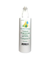 Naturally Complete Progesterone Plus Herbs Lotion 8 oz. Pump Bottle | Unscented |Bio-Identical | Non-GMO | Soy-Free | | Made in The USA