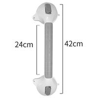 Limaomao Toilet Safety Rails Insulated Bathroom Handrails Special Handrails for Special People Portable Mobile Handles with Suction Cup Accessories Bathroom Special Crowd, No Need to Be Fixed