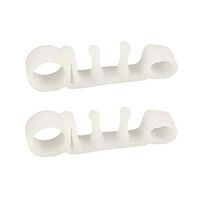 FMMXU 10 Pairs of Bunionitis Toe Separator Elastic Concealer Bunion Relieved to The Bunionitis Hallux Valgus Foot Care Tools Foot Care Tools,White