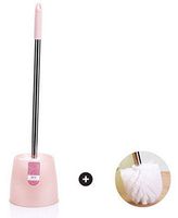 Plastic Good Grips Hideaway Compact Toilet Brush Toilet Bowl Brush with Holder Set and Brush Head - 4 Colors