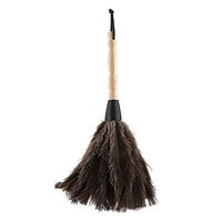Mini Washable Reusable Ostrich Feather Duster for Books Keyboard Office Home