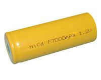 D-5000 - Rechargeable Battery, 1.2 V, Nickel Cadmium, 5 Ah, D, Raised Positive and Flat Negative, 34 mm (Pack of 2) (D-5000)