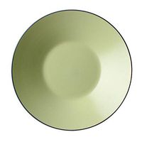 Bowl Western deep Dish/Matte Ceramic Plate/Fresh Salad Plate/Fruit Plate/Soup Plate/Shallow Bowl/Bucket Plate / 12-inch Large disc Household tableware, retro bowl