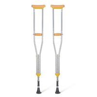 Xiao Jian Crutches - Underarm Crutches Aluminum Crutches Elderly Patients Moving Sticks Non-Slip Telescopic Anti-Slip Cane Crutch (Size : 134-154cm)