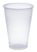 Dart Y14 14 oz Trans Ribbed Wall PS Cup (Case of 1000)