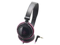 Audio Technica ATH-SJ11 BPK Black & Pink | Portable Headphones (Japan Import)