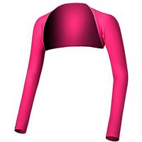 LF stores Arm Sleeves Women's Cool Shawl Arm Cover Sunscreen Comfortable Breathable Sun Protection Clothing Golf and Outdoor Sports Sunscreen Sleeve (Color : Red, Size : L)