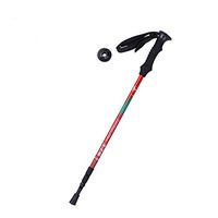 WSJL Trekking Pole - 1 Piece with Quick Lock Shockproof System, Aluminum Alloy, Ergonomic Handle for Hiking/Walking/Travel