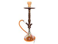 Zebra Smoke Absolute 24" Single Hose Hookah Modern Shisha (Orange)