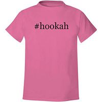 #hookah - Men's Hashtag Soft & Comfortable T-Shirt, Pink, X-Large
