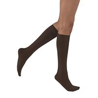 JOBST Opaque SoftFit 15-20 mmHg Closed Toe Knee High Compression Stocking, Espresso, Small