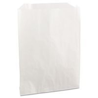 Bagcraft Papercon PB19 Grease-Resistant Sandwich/Pastry Bags, 6 x 3/4 x 7 1/4, White, 2000/Carton