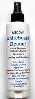 MB10W Whiteboard Cleaner Spray 8 Ounces, Removes and Prevents Ghosting and Smudging from Dry Erase Boards, Liquid Chalk Markers - Safe & Non-Toxic, 100% Made in North America by Solutions MB (1 Pack)