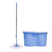 WXQ-XQ Mop and Bucket Cleaning Set Dry And Wet Dual Use Hangable Multifunction Household Blue