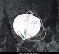 BARDIA Closed System Drain Bag - Swivel Hanger with Flexible Hook - Each