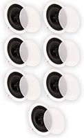 Theater Solutions CS6C in Ceiling 6.5" Speakers Surround Sound Home Theater 7 Speaker Set CS6C-7S