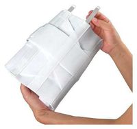 DMI® Adjustable Lumbar Support Back Brace, Large, White