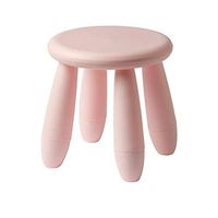 Bathroom Anti-Skid Toilet Auxiliary Foot Pad, Child Pregnant Bath Stool Bathroom Waterproof Home Chair Independent Flow Assist (Color : Pink)