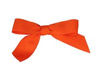 Reliant Ribbon 5173-05805-3X2 Grosgrain Twist Tie Bows - Large Bows, 7/8 Inch X 100 Pieces, Orange