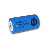 Exell 1.2V 4500 mAh NiCD D Rechargeable Battery Flat Top Cell Fast USA Ship
