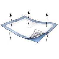 MCK98403100 - Underpad Wings 30 X 36 Inch Disposable Fluff/Polymer Heavy Absorbency