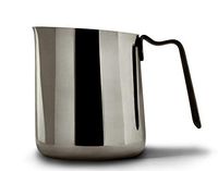 Fellow Eddy Steaming Pitcher, Milk Frothing and Precision Latte Art, Measurement Aids, Fluted Spout, Sharp Front Crease, 304 18/8 Stainless Steel - Graphite 12oz