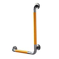 Elderly supplies Shower handrail, Stainless Steel l-Shaped Non-Slip Bathroom handrail, Wall-Mounted Right Angle Towel Rail, Auxiliary Safety Support handrail for Bathtub and Toilet