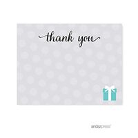 Andaz Press Baby & Co. Baby Shower Collection, Thank You Note Cards, 20-Pack