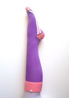 Maternity Compression Socks - Pregnancy Tights & Leggings - Knee High Pregnancy Stockings 15-20 mmHg - Refresh Tired Legs, Reduce Leg Swelling, Reduce & Prevent Varicose Veins (Lavender/Light Pink)