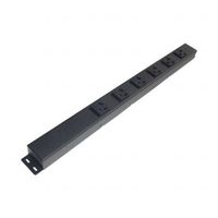 e-dustry EPS-HT02006NV1 6 20A Outlet Hardwired Power Strip - 20 in.