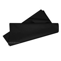 Flexicore Packaging Black Gift Wrap Tissue Paper Size: 20 Inch X 30 Inch | Count: 48 Sheets | Color: Black