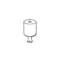 Krew 33046 10" x 14" Center Flow Shop Towel