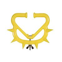 Calf Weanar Plastic Yellow Color Large 95 x 80 mm