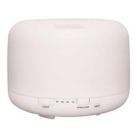 Pure Essential Oil Works Serenity LED Ultrasonic Aroma Diffuser, Diffuses Essential Oils with Cool Mist, Adjustable Mist Options, Four Time Setting Options, Auto Shut-Off and Seven LED Light Colors