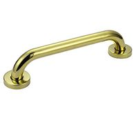 uxcell 25mm Dia 30cm Length 201 Stainless Steel Shower Grab Bar Gold Tone Electroplated