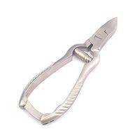 LAJA IMPORTS Professional Quality Stainless Steel Pedicure Toe Nail Nipper with Barrel Spring and Back Lock. Heavy Duty Nail Clipper Perfect for Tough TOENAILS.