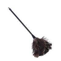 Ostrich Duster Feather Dusters with Long Plastic Handle Cleaning Brush Tool