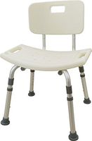 Viverity B101-2R Adjustable Bath Bench with Back